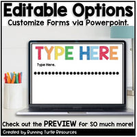 Open House Forms Back to School Meet the Teacher Night