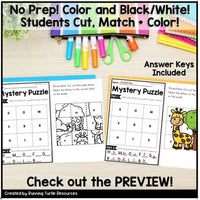Letter Matching Mystery Puzzles No Prep Fast Finisher Activity