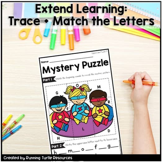 Beginning Sounds Mystery Puzzles No Prep Initial Sounds