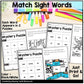 Sight Word Mystery Picture Puzzle with Fry Sight Words NO PREP