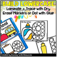 Letter Formation Task Cards Number Tracing Back to School