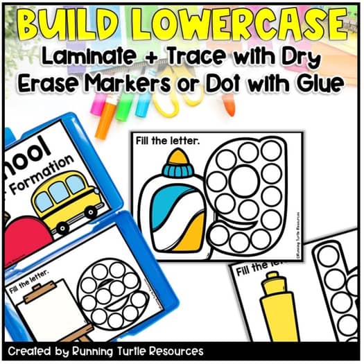 Letter Formation Task Cards Number Tracing Back to School