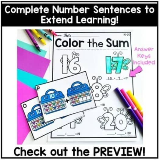 Kindergarten Add the Room, Add and Color Bundle