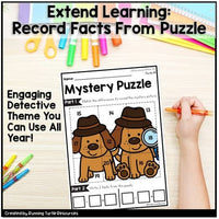Subtraction Mystery Puzzles Kindergarten Math Worksheets