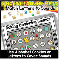 Back to School Cookie Tray Activities Kindergarten Initial Sounds Letter Tracing