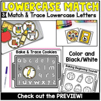 Back to School Cookie Tray Activities Kindergarten Initial Sounds Letter Tracing