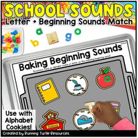 Promotional Image for matching small magnet letters to beginning sound pictures