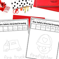 Fire Safety Fine Motor Skills for Preschool, PreK and Kindergarten