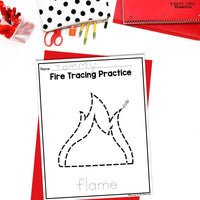 Fire Safety Fine Motor Skills for Preschool, PreK and Kindergarten