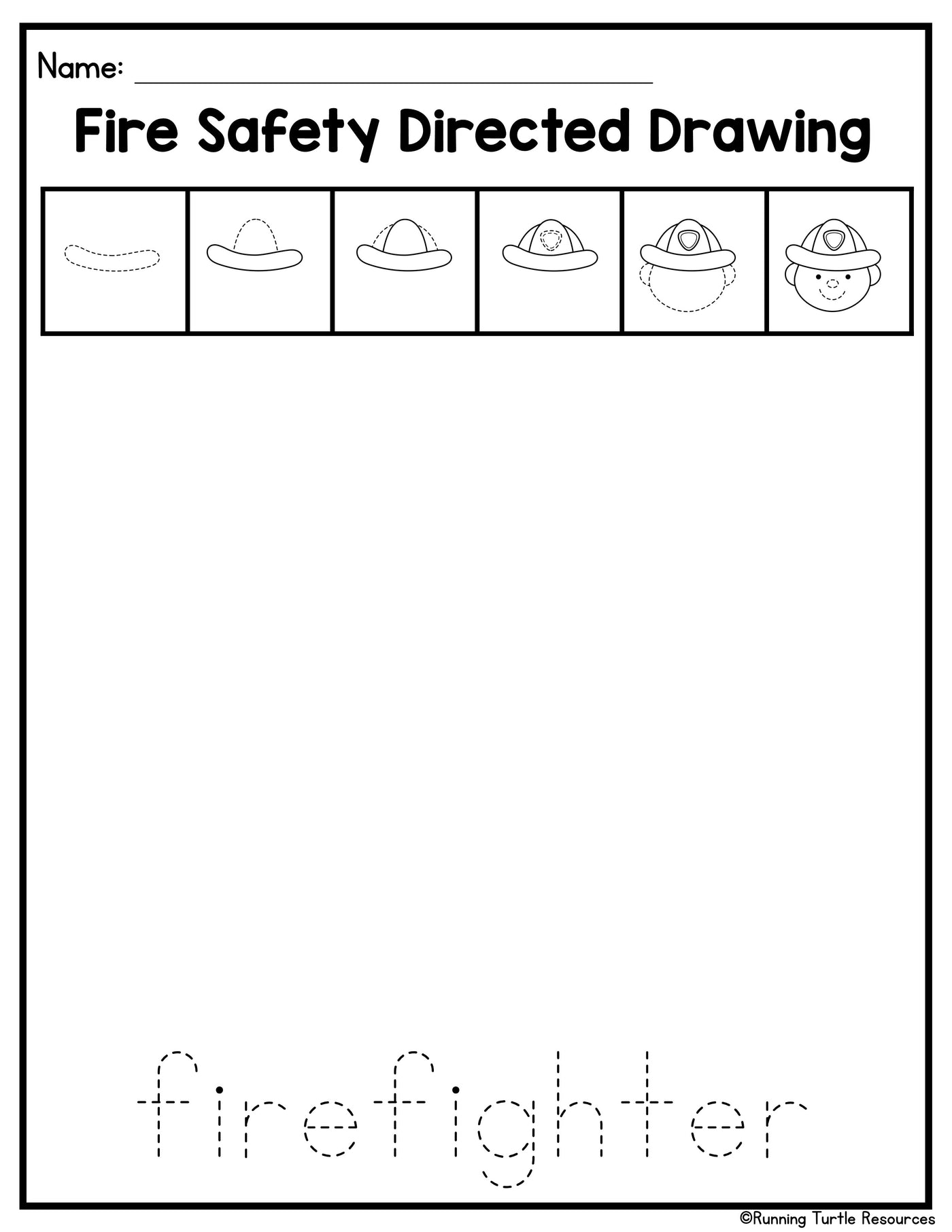 Fire Safety Fine Motor Skills for Preschool, PreK and Kindergarten