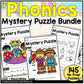 Phonics Mystery Puzzles Kindergarten Phonics No Prep Bundle