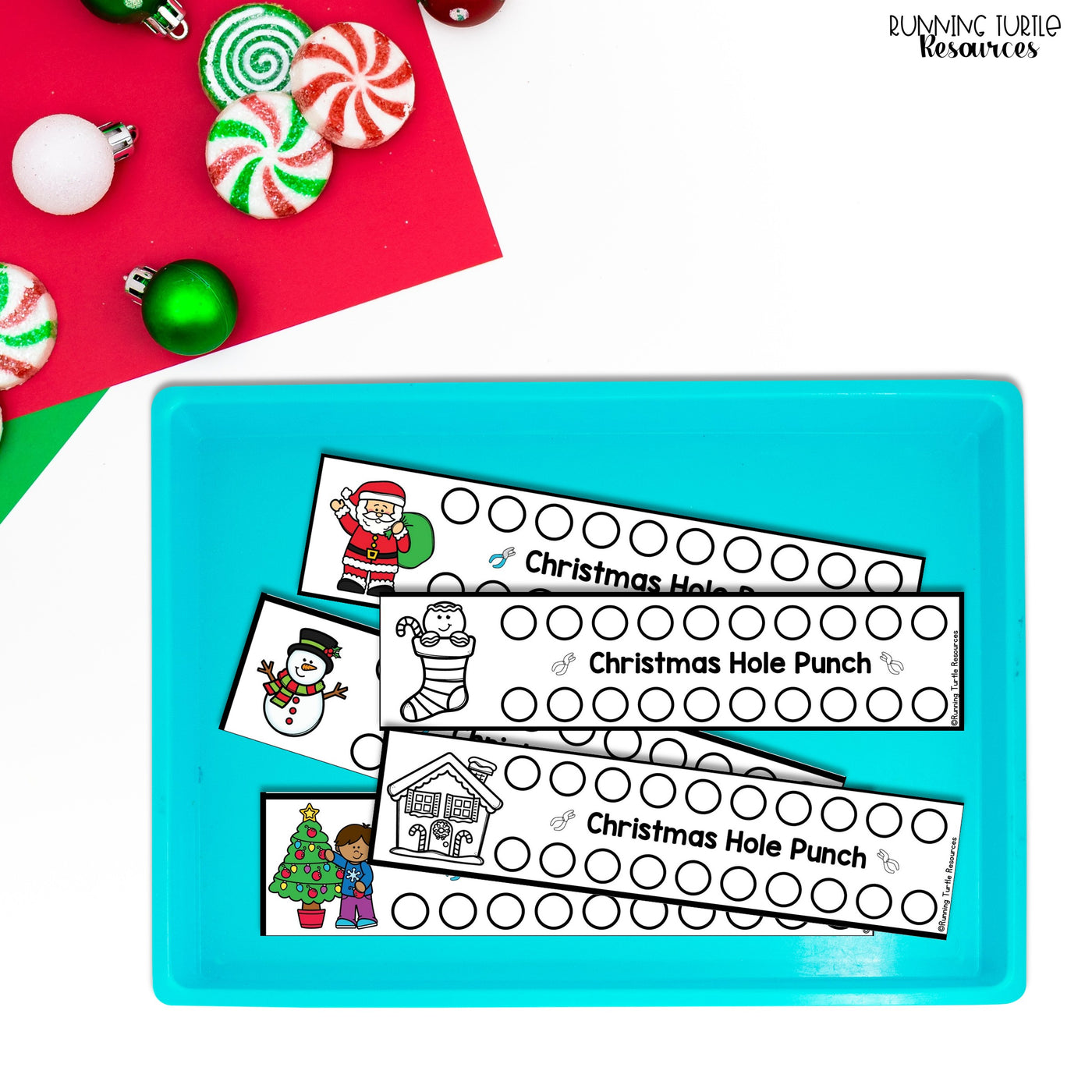 Christmas Fine Motor Printables for Preschool, PreK and Kindergarten