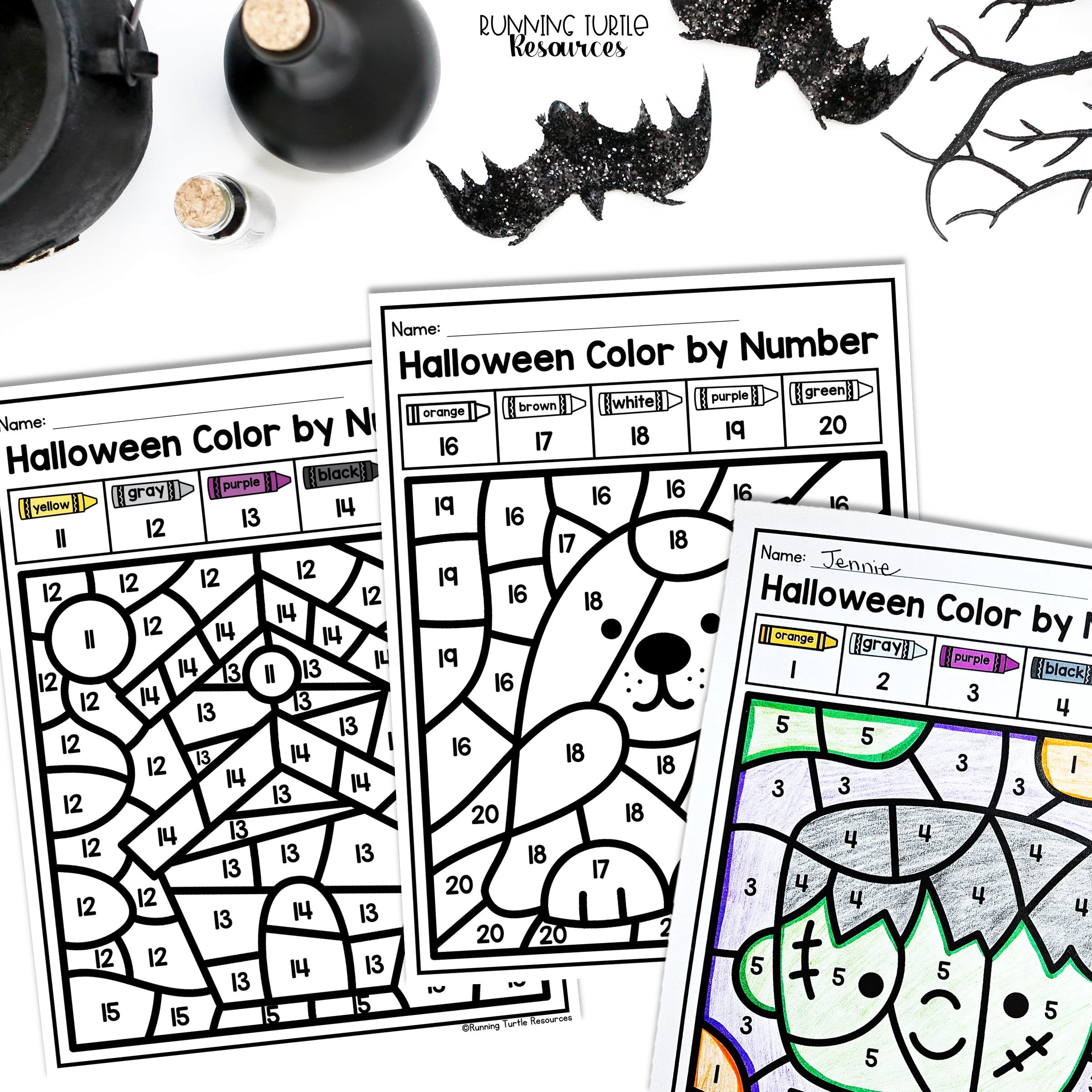 Halloween Fine Motor Printables for Preschool, PreK and Kindergarten