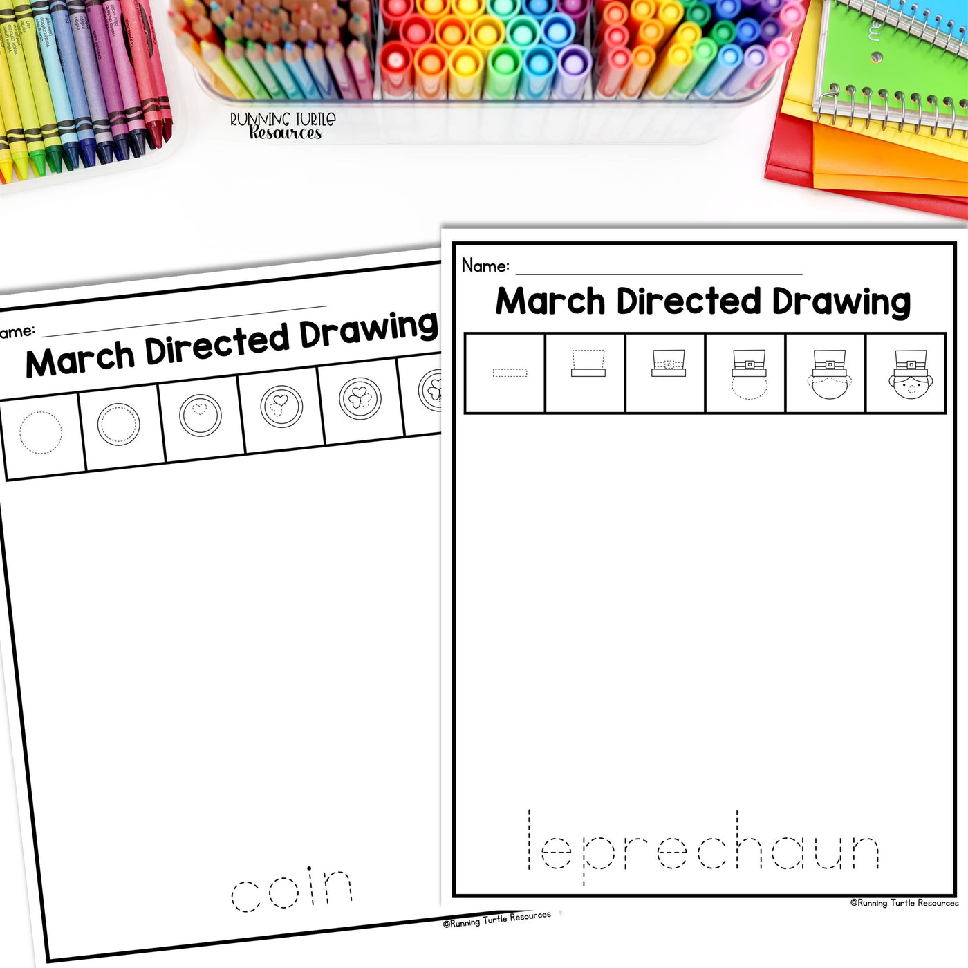 St. Patrick's Day Fine Motor Activities, March Activity Packet Preschool