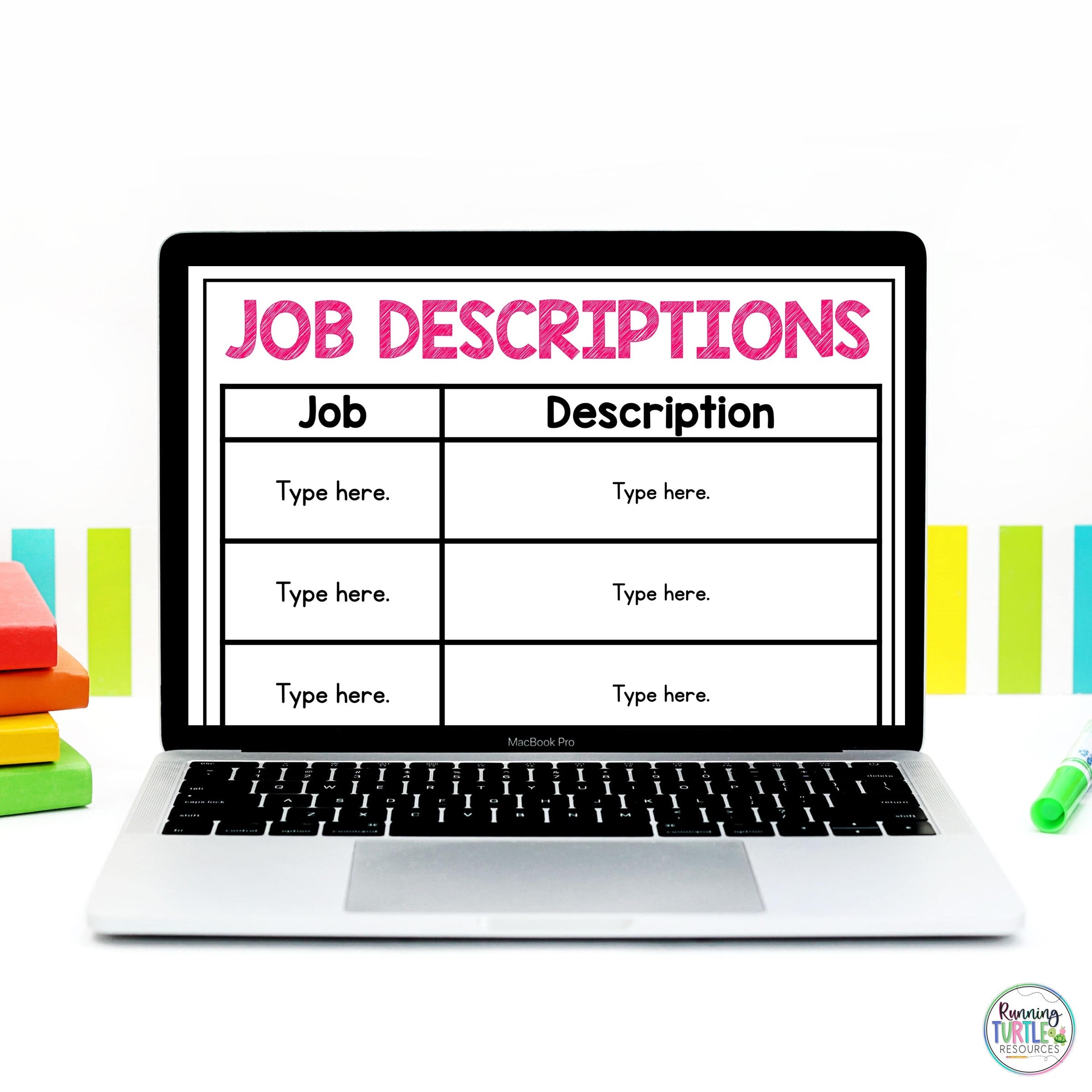 Classroom Job Application