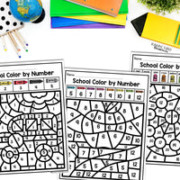 Back to School Fine Motor Printables for Preschool, Kindergarten