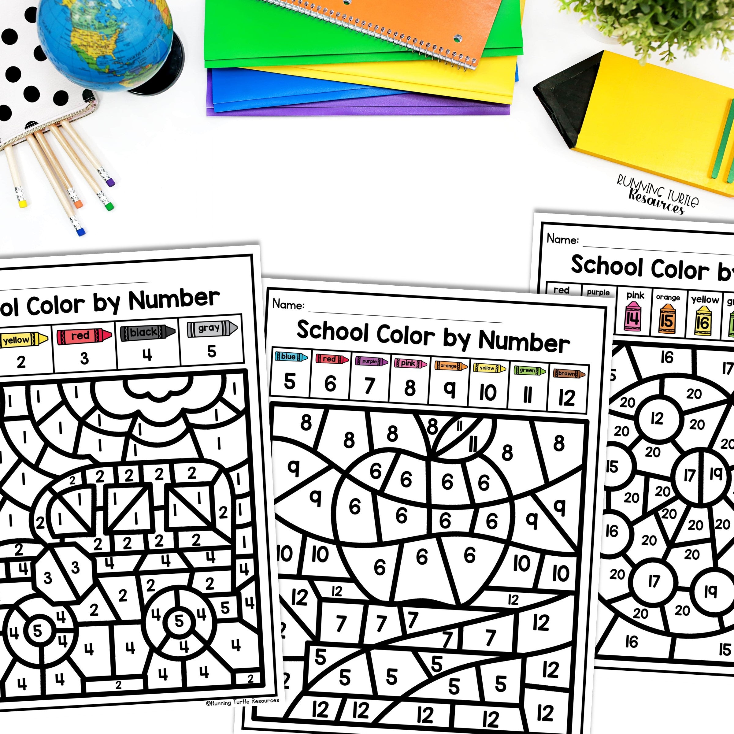 Back to School Fine Motor Printables for Preschool, Kindergarten