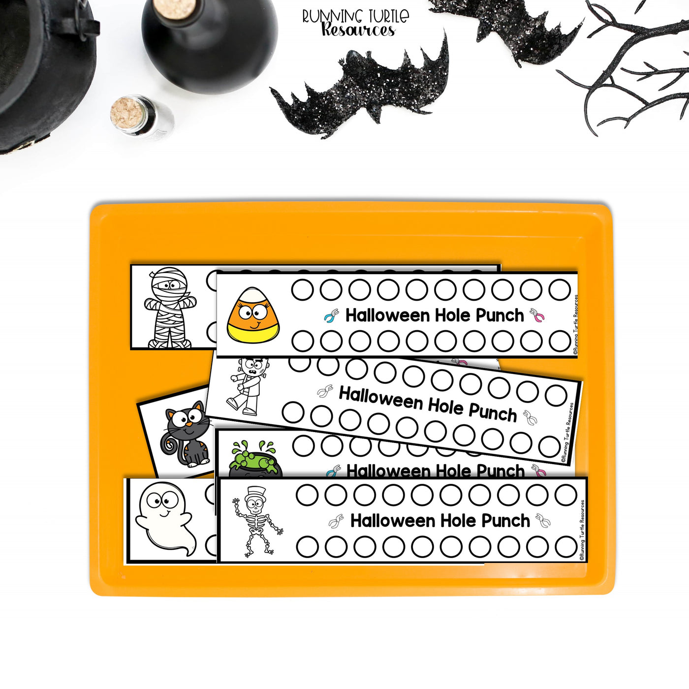 Halloween Fine Motor Printables for Preschool, PreK and Kindergarten