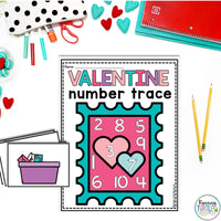 Valentine's Day Post Office Dramatic Play l Valentine Letter and Number Match