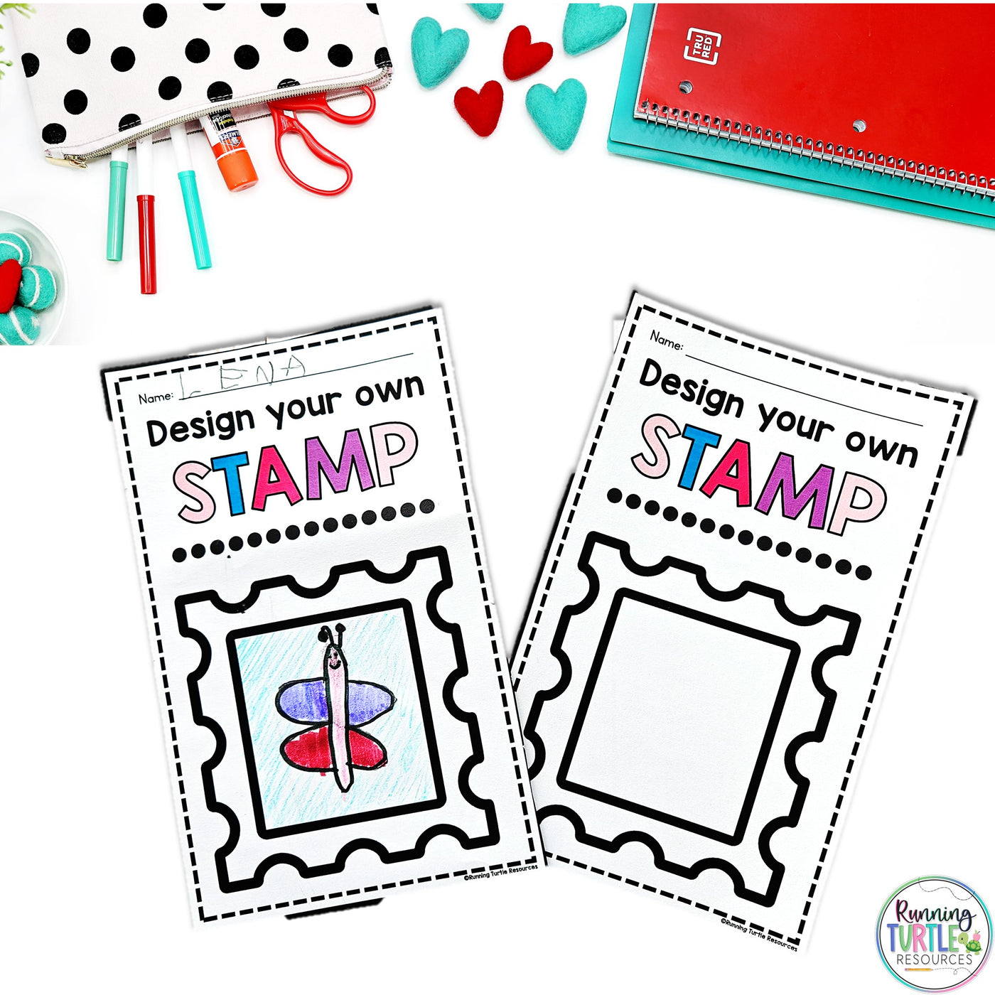 Valentine's Day Post Office Dramatic Play l Valentine Letter and Number Match