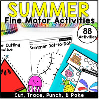 Fine Motor Skills Activity Worksheets for Preschool and Kindergarten