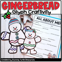 All About Me Glyph Writing Crafts Bundle