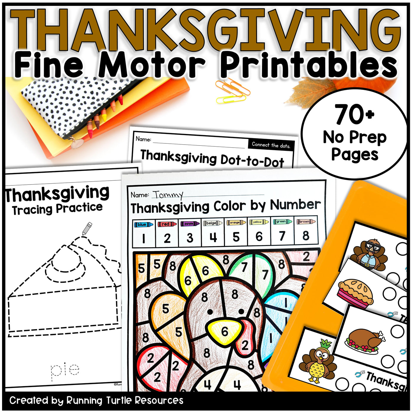 Fine Motor Skills Activity Worksheets for Preschool and Kindergarten