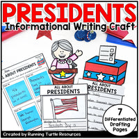 February Writing Crafts, Valentines Day Writing Prompts, Presidents Day Writing