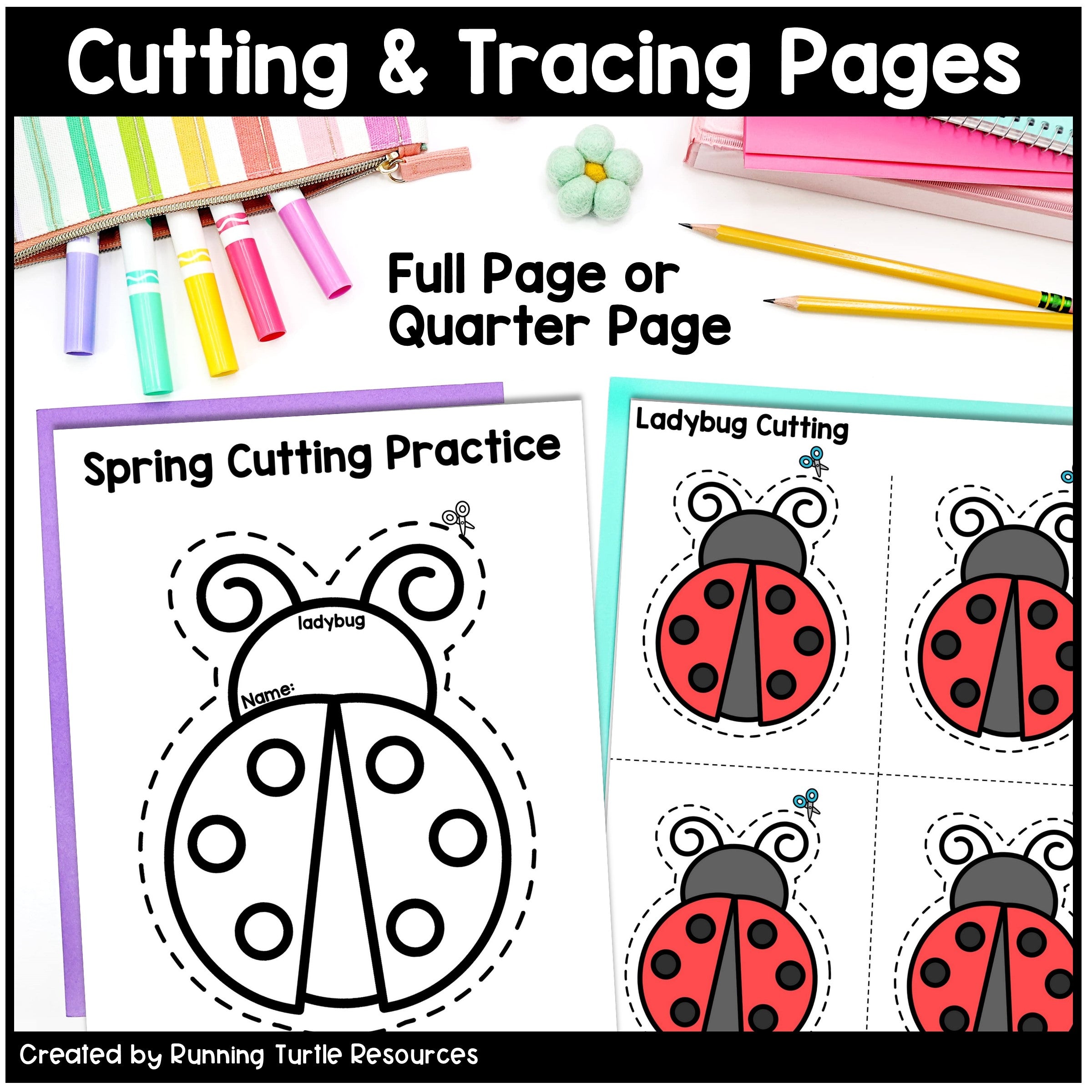 Fine Motor Skills Activity Worksheets for Preschool and Kindergarten