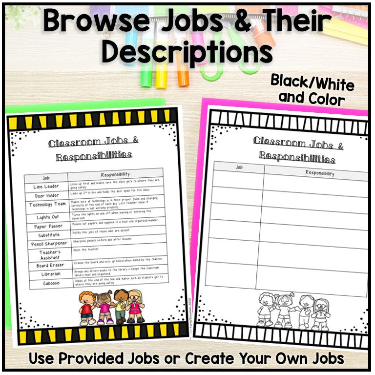 Classroom Job Application