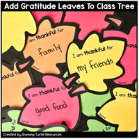 Gratitude Tree, Thanksgiving Countdown Chain, Gratitude Activities SEL