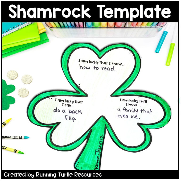 Lucky to be ME St Patricks Day Social Emotional Learning