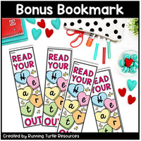 February Reading Bingo Challenge, February Reading Log and Bookmarks