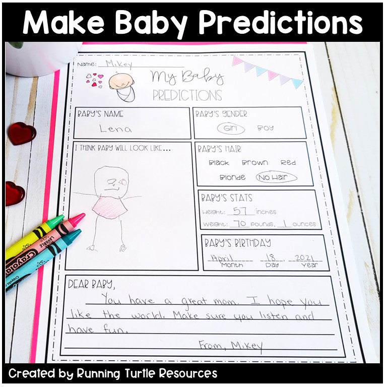 Teacher Baby Advice and Predictions Book