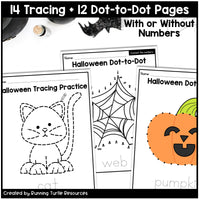 Halloween Fine Motor Printables for Preschool, PreK and Kindergarten