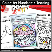 Fire Safety Fine Motor Skills for Preschool, PreK and Kindergarten