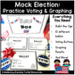 Election Day Activities, Mock Election 2024, Vote Activity PreK, Kindergarten