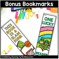 March Reading Log, Editable Reading Bingo Board Challenge