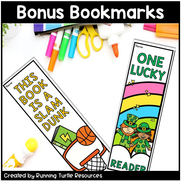 March Reading Log, Editable Reading Bingo Board Challenge