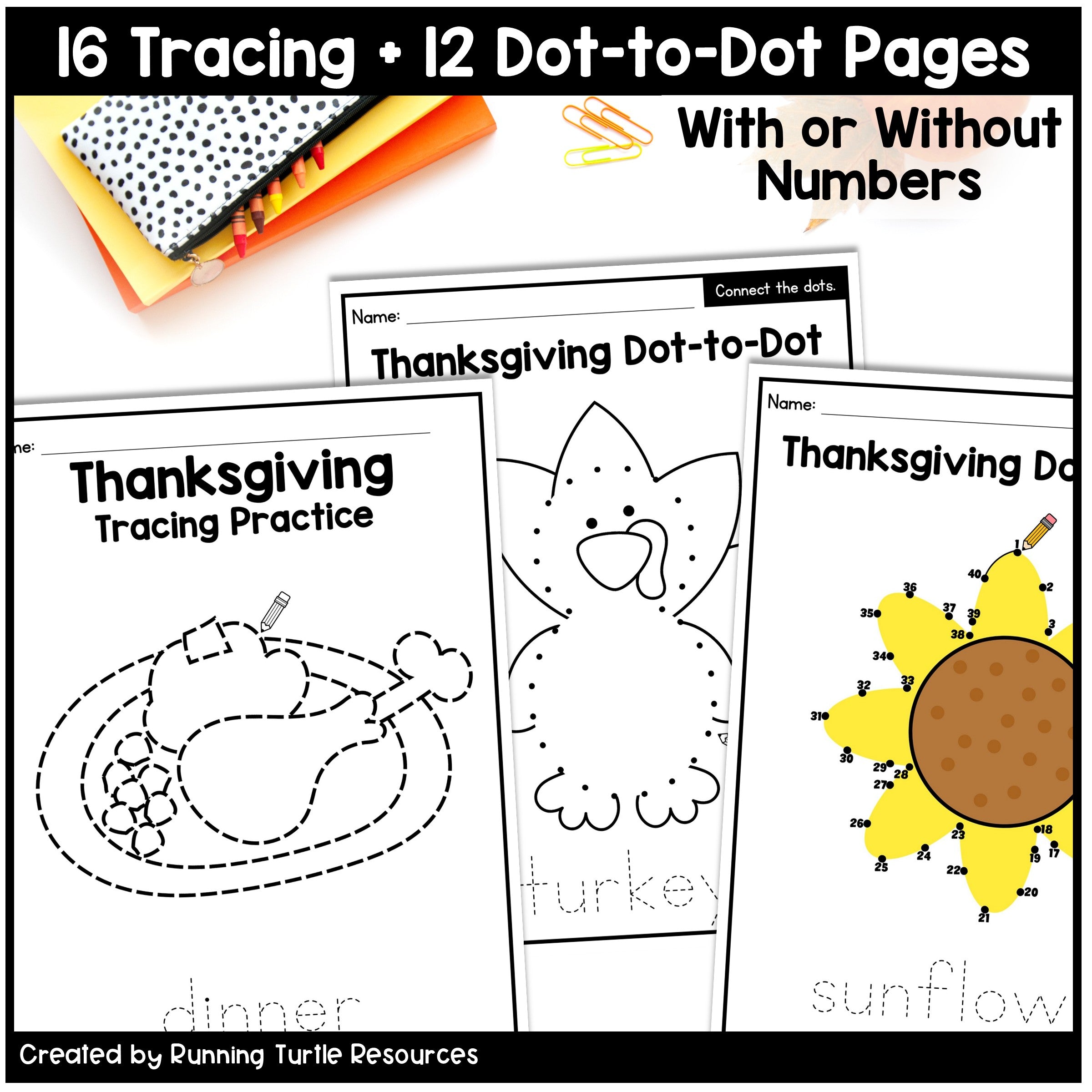 Preschool Thanksgiving Fine Motor Activities