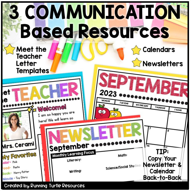 Meet the Teacher Open House Back to School Bundle
