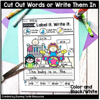 Beginning and Ending Consonant Blends Worksheets for 1st Grade