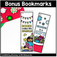 December Reading Log, Bingo Reading Challenge and Bookmarks