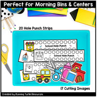Back to School Fine Motor Printables for Preschool, Kindergarten