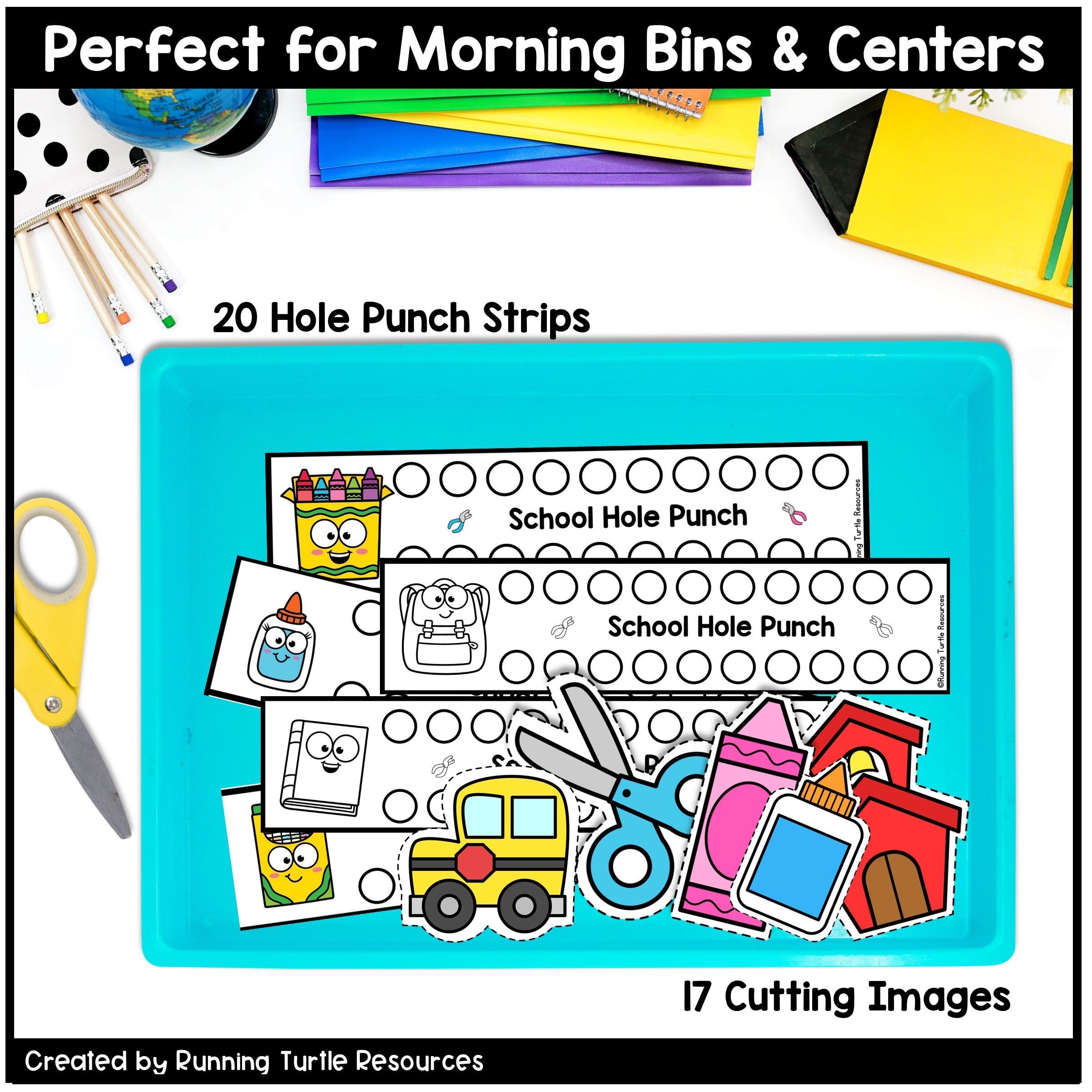 Back to School Fine Motor Printables for Preschool, Kindergarten