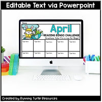 Monthly Reading Log, Reading Bingo Challenge and Bookmarks