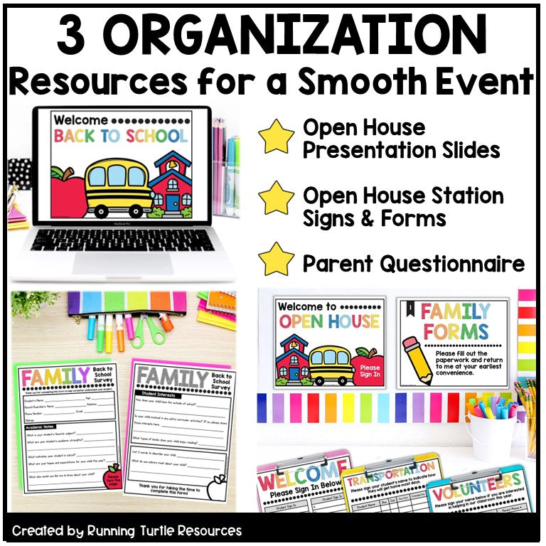 Meet the Teacher Open House Back to School Bundle