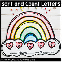 St. Patrick's Day Craft Editable Rainbow Name Craft