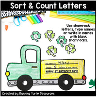 St Patricks Day Shamrock Name Craft