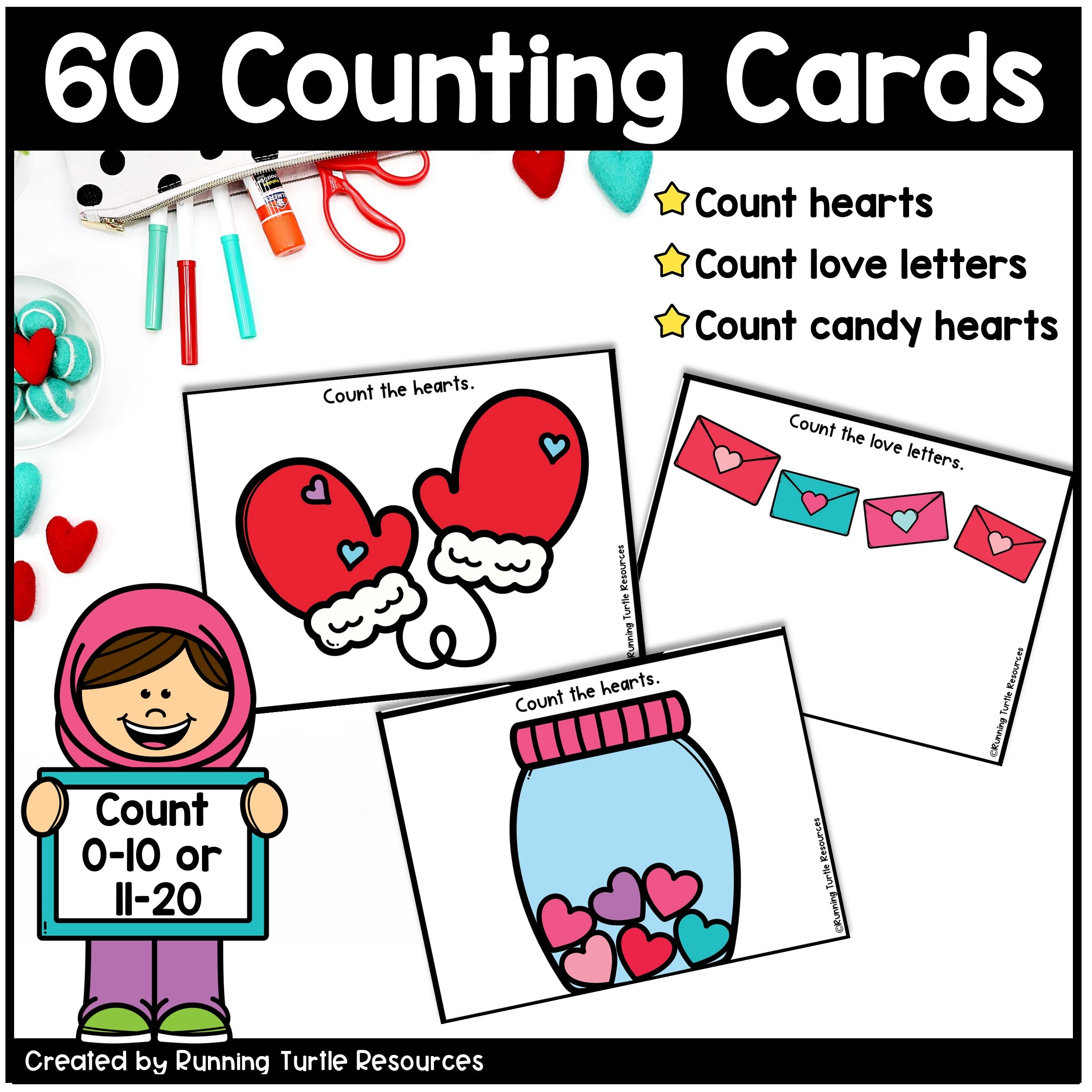 Valentine's Day Number Match Count and Cover